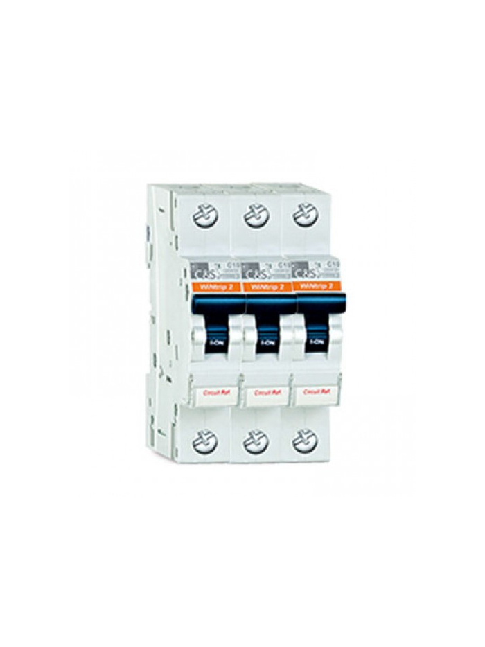 C&S, 10A, 3 Pole, C-Curve, WiNtrip2 MCB