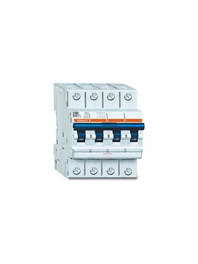 C&S, 32A, 4 Pole, C-Curve, WiNtrip2 MCB
