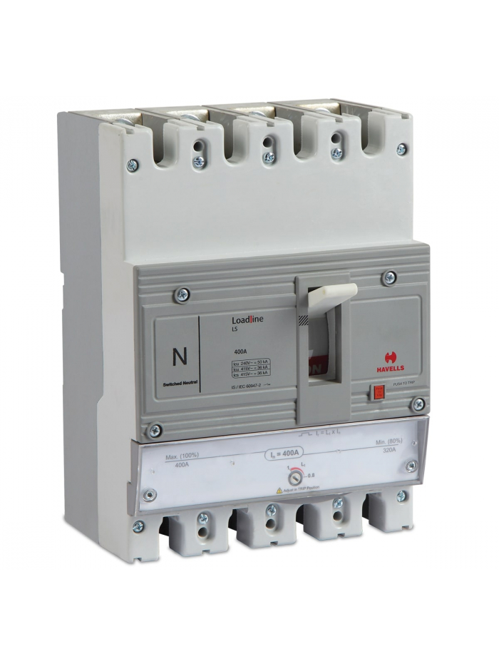 HAVELLS, 3 Pole, 125A, Loadline DIGITAL MCCB