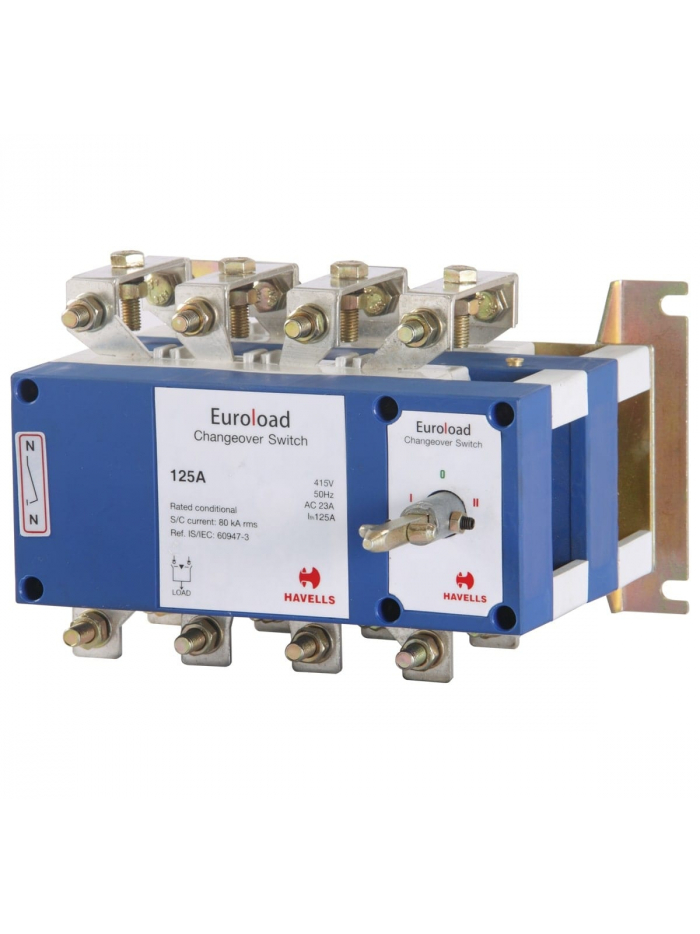 HAVELLS, 4 Pole, 160A, EUROLOAD ON LOAD CHANGEOVER SWITCH 