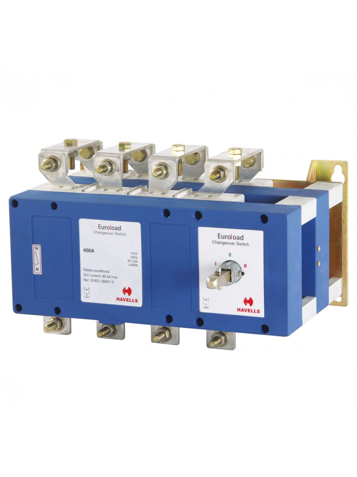 HAVELLS, 4 Pole, 400A, EUROLOAD ON LOAD CHANGEOVER SWITCH 