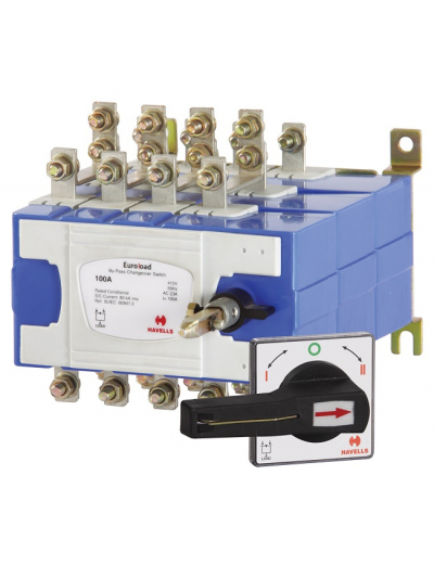 HAVELLS, 4 Pole, 125A, EUROLOAD BY PASS SWITCH
