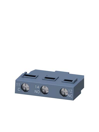 SIEMENS, Transverse auxiliary switche for operation in dusty atmospheres and in solid-state circuits with low operating currents
