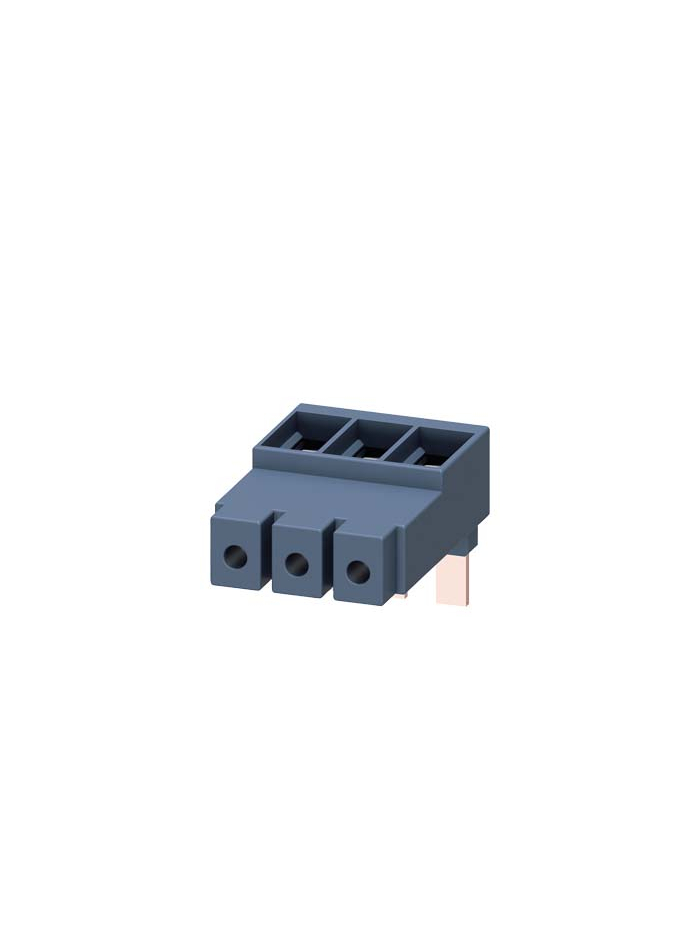 SIEMENS, 3 Phase infeed terminal, 2 x (2.5-50)2)mm, Busbar accessories,Solid or stranded 0f Connection from top for 3RV2 MPCB