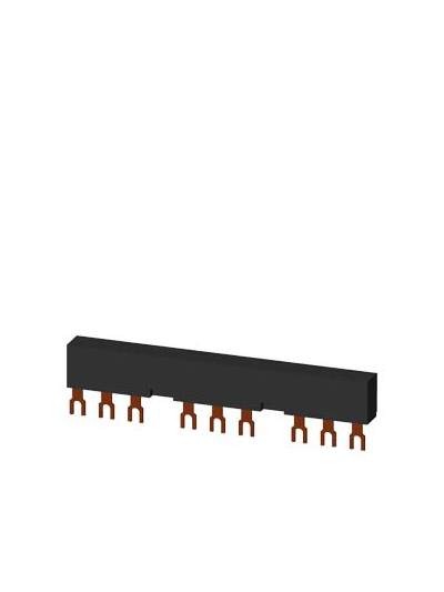 SIEMENS, 3 phase Busbar system, Number of MPCBs that can be connected With lateral auxiliary switch, for 3RV1 MPCB