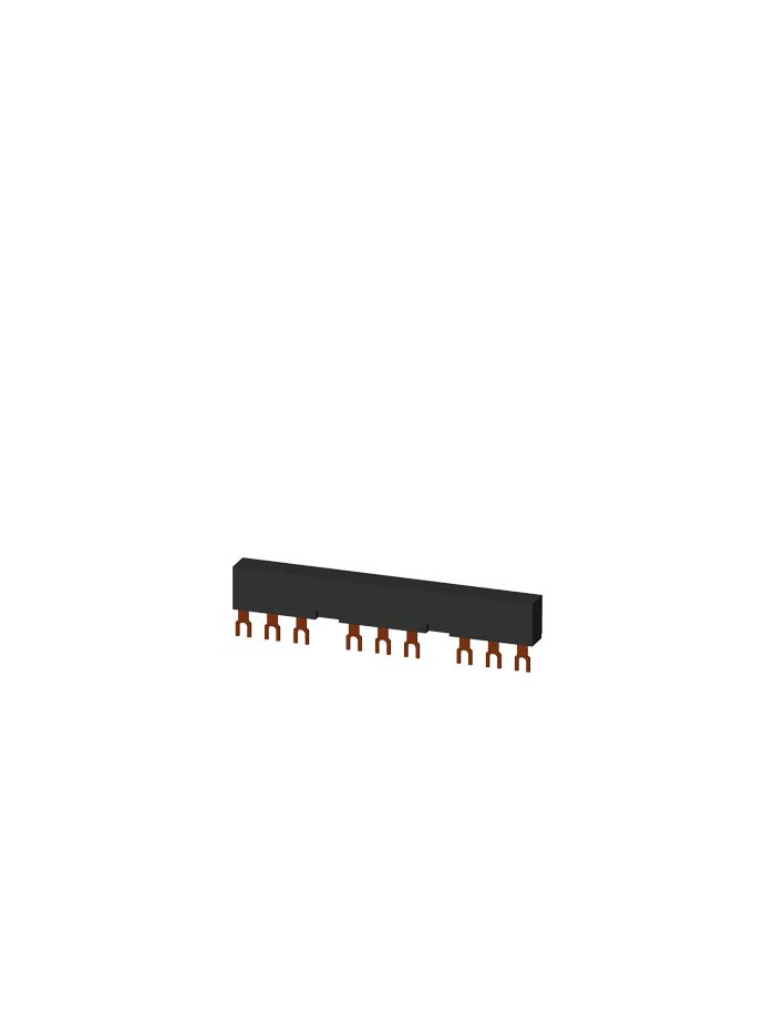 SIEMENS, 3 phase Busbar system, Number of MPCBs that can be connected With lateral auxiliary switch, for 3RV1 MPCB