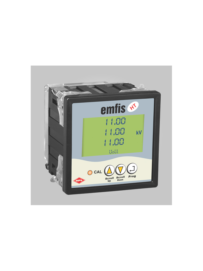 HPL, 3 Phase, 3 Wire, emfis HT, Panel Mounted MULTYFUNCTION ENERGY METER