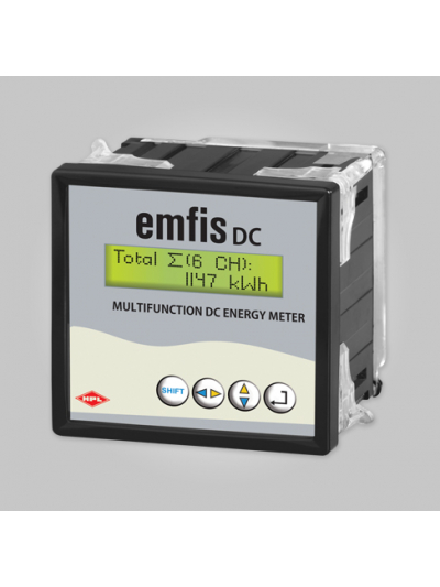 HPL, emfis DC, Panel Mounted MULTYFUNCTION ENERGY METER