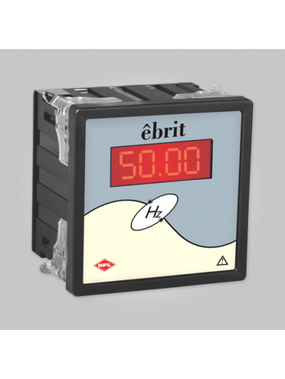 HPL, 0.2, 1 Phase, êbrit Panel Mounted FREQUENCY METER