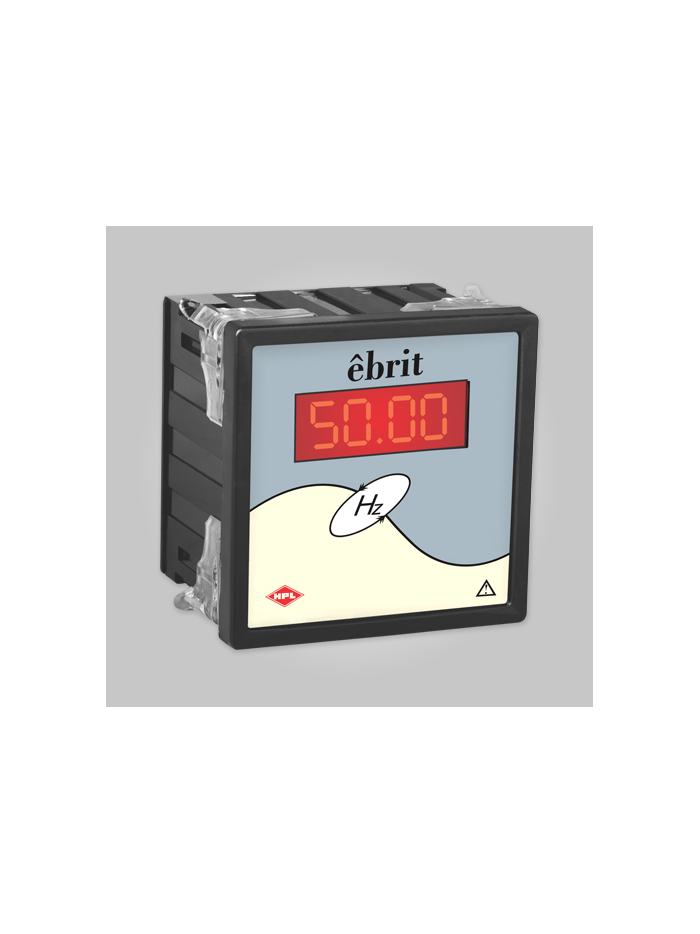 HPL, 0.2, 1 Phase, êbrit Panel Mounted FREQUENCY METER