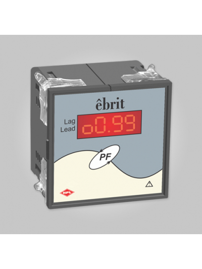 HPL, 1 Phase, êbrit Panel Mounted PF METER