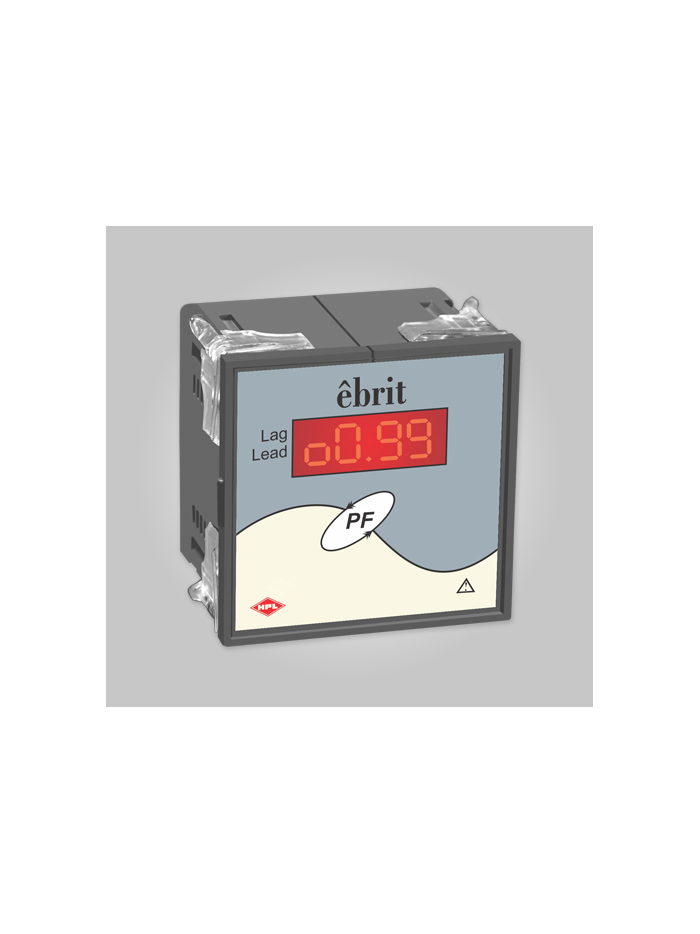 HPL, 1 Phase, êbrit Panel Mounted PF METER