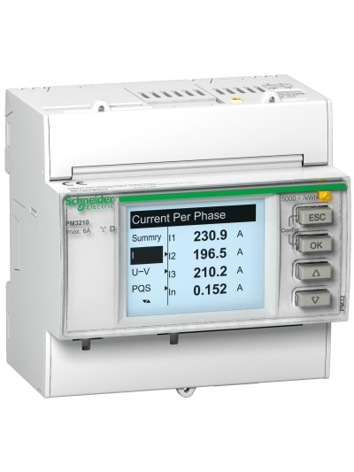 SCHNEIDER, PM3210 DIN RAIL POWER METER PULSE