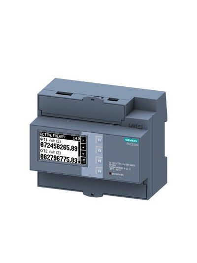 SIEMENS, 65A, PAC 2200 DIN RAIL METER with RS485 Port