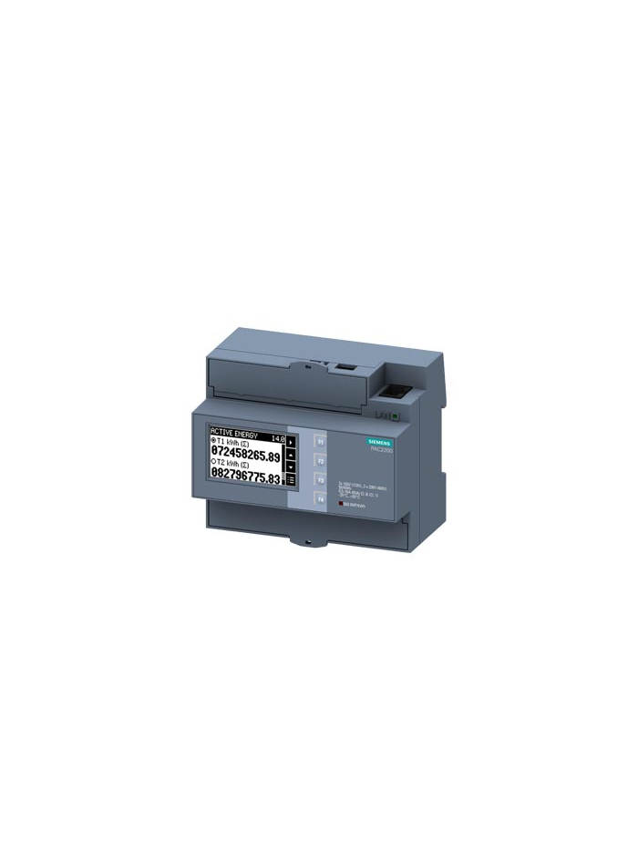SIEMENS, 65A, PAC 2200 DIN RAIL METER