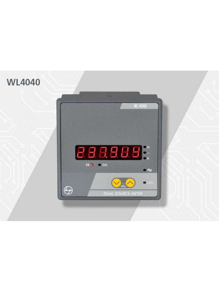 L&T, Class 1, DUAL SOURCE LED METER 