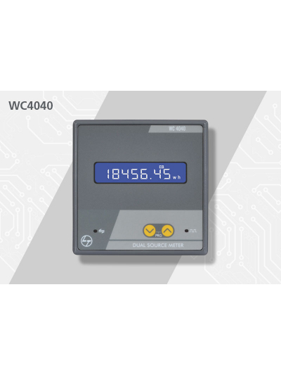 L&T, Class 1 with RS485, DUAL SOURCE LCD METER 