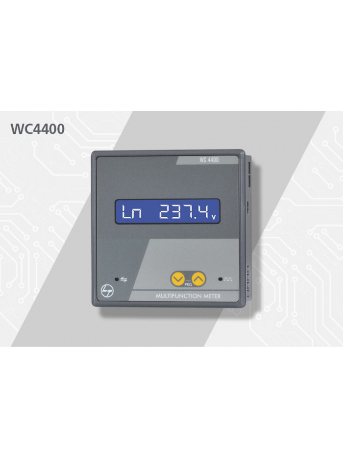 L&T, Class 1 with RS485, MULTIFUNCTION 4400 LCD METER 