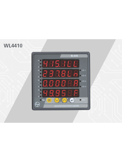 L&T, 0.2 with RS485, MULTIFUNCTION 4410 LED METER