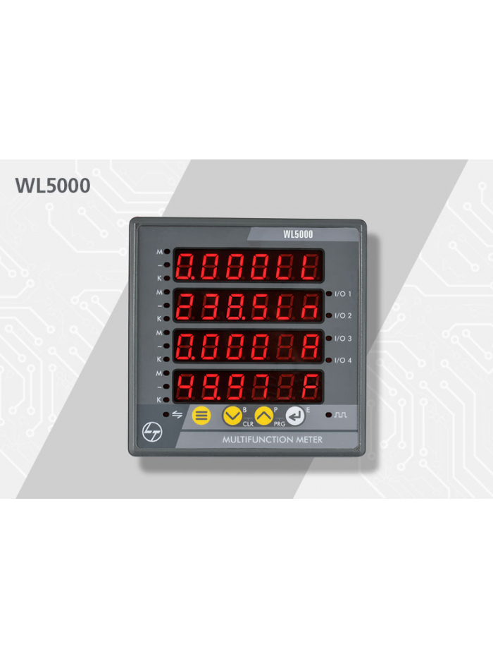 L&T, Class 1 with Ethernet, MULTIFUNCTION 5000 LED METER