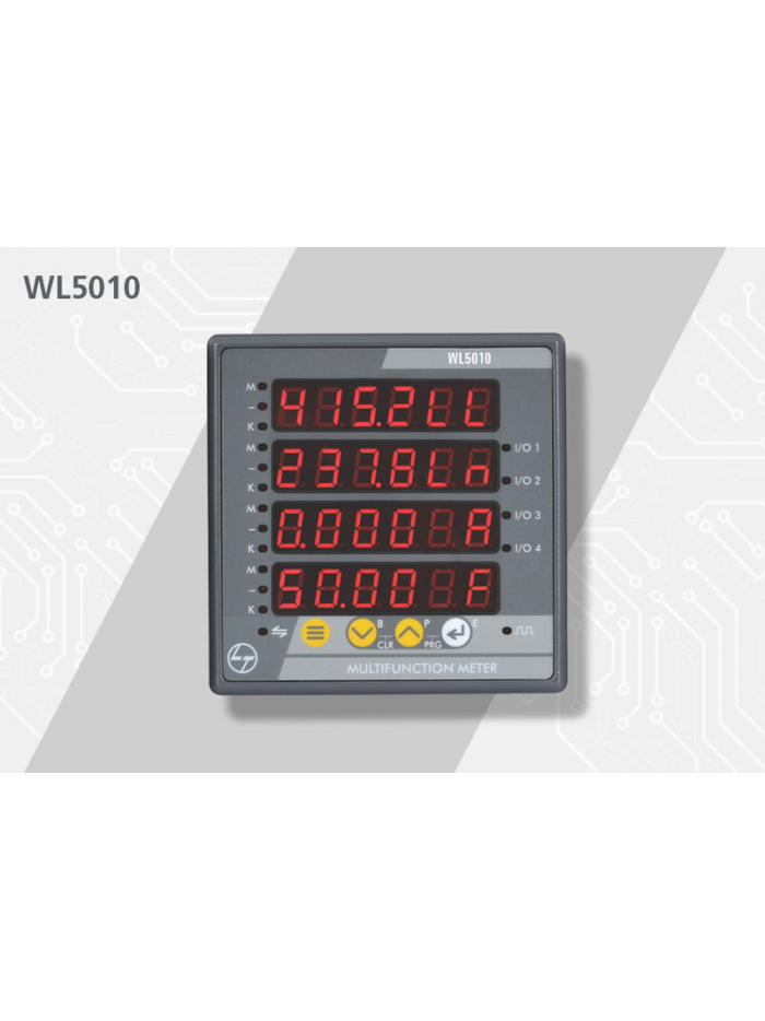L&T, Class 1 with RS485, MULTIFUNCTION 5010 LED METER