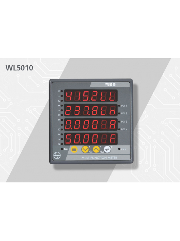 L&T, 0.5s with RS485, MULTIFUNCTION 5010 LED METER
