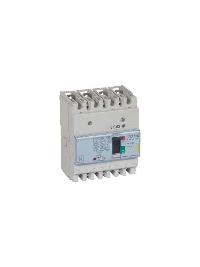 Legrand, 4 Pole, 100A, DPX³ 160 MCCB