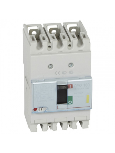 Legrand, 3 Pole, 40A, DPX³ 160 MCCB
