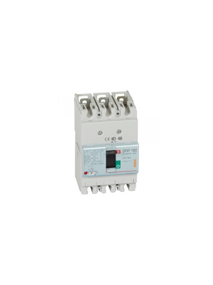 Legrand, 3 Pole, 16A, DPX³ 160 MCCB