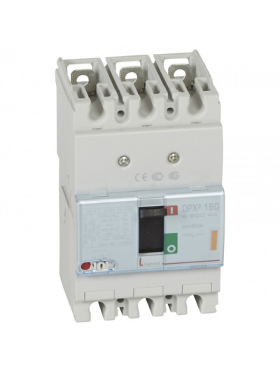 Legrand, 3 Pole, 80A, DPX³ 160 MCCB
