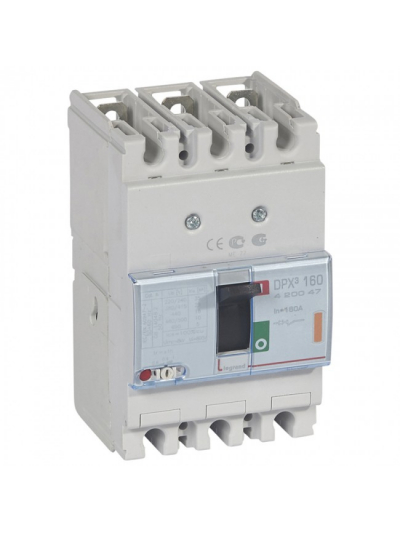 Legrand, 3 Pole, 160A, DPX³ 160 MCCB