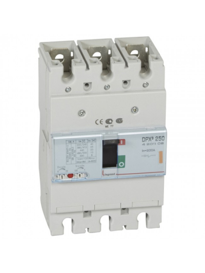 Legrand, 3 Pole, 200A, DPX³ 250 MCCB
