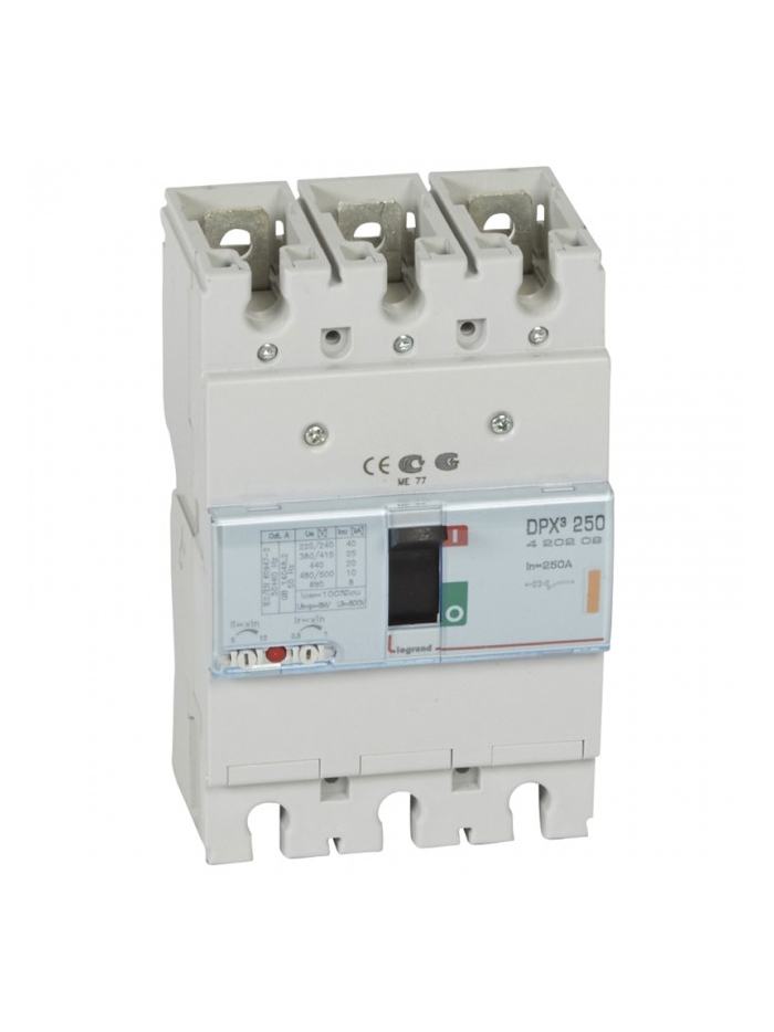Legrand, 3 Pole, 250A, DPX³ 250 MCCB