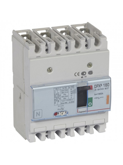 Legrand, 4 Pole, 160A, DPX³ 160 MCCB