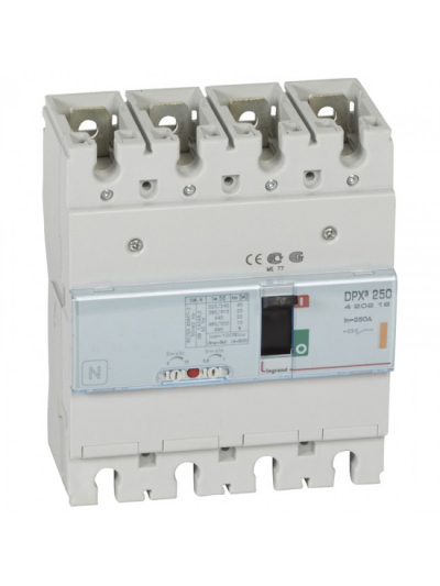 Legrand, 4 Pole, 250A, DPX³ 250 MCCB