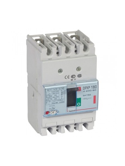 Legrand, 3 Pole, 16A, DPX³ 160 MCCB