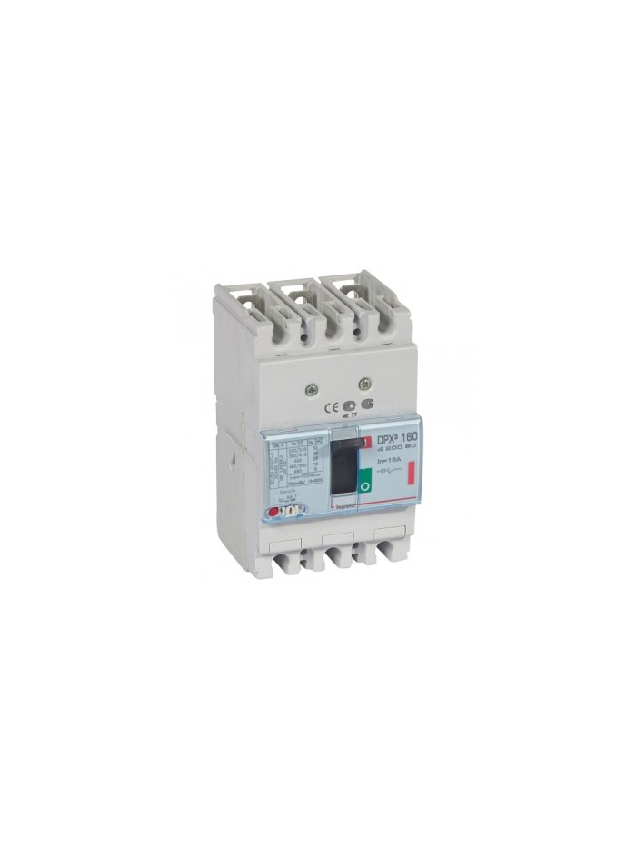 Legrand, 3 Pole, 16A, DPX³ 160 MCCB