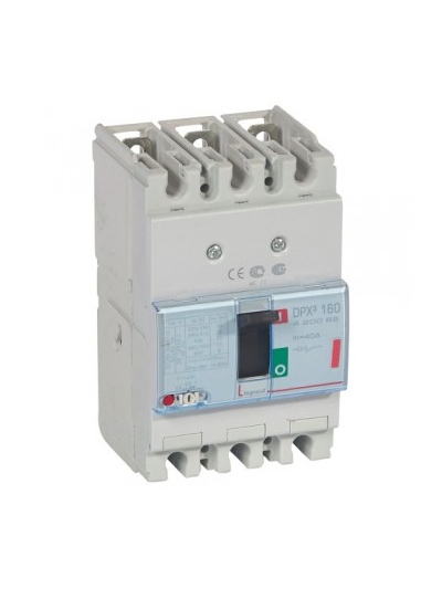 Legrand, 3 Pole, 40A, DPX³ 160 MCCB