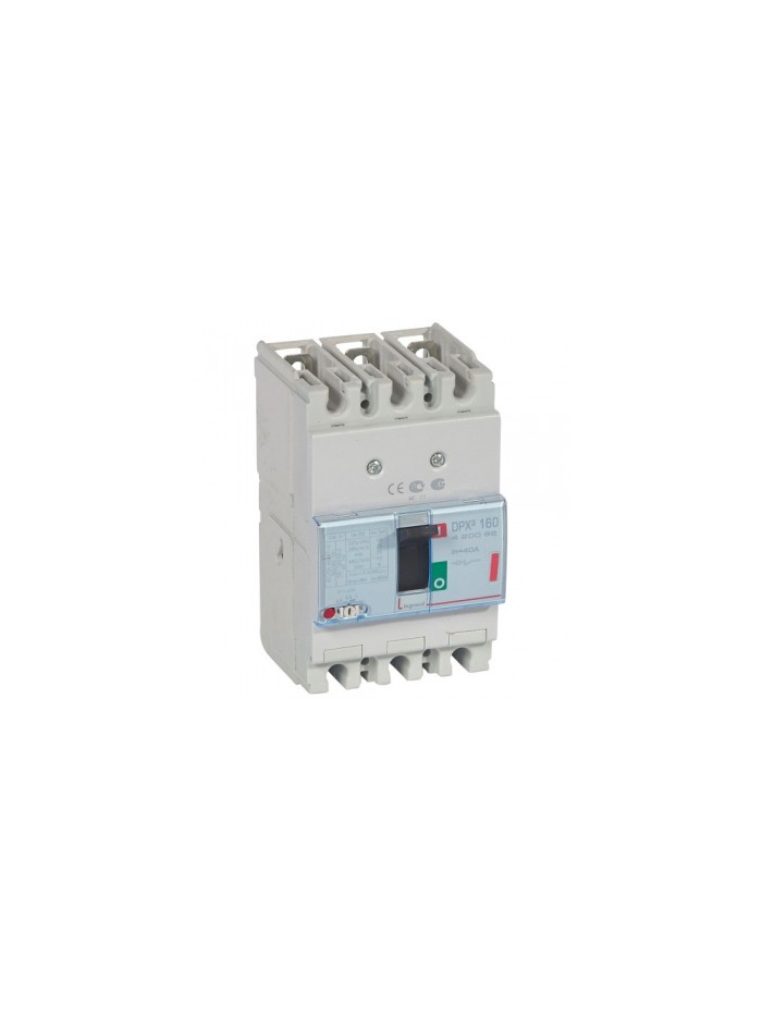 Legrand, 3 Pole, 40A, DPX³ 160 MCCB