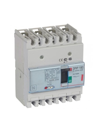 Legrand, 4 Pole, 125A, DPX³ 160 MCCB