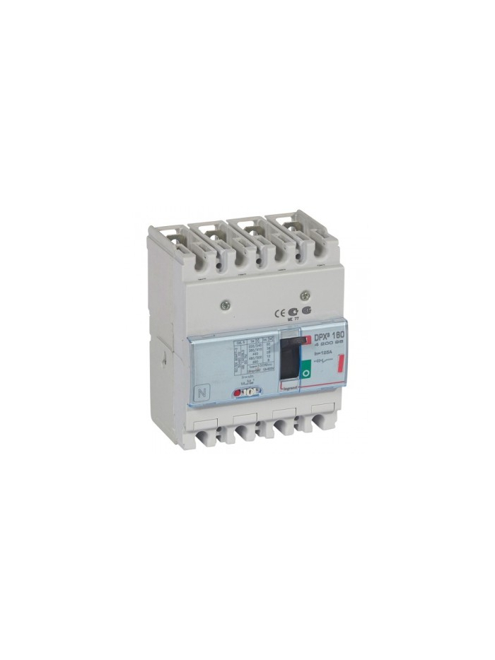 Legrand, 4 Pole, 125A, DPX³ 160 MCCB