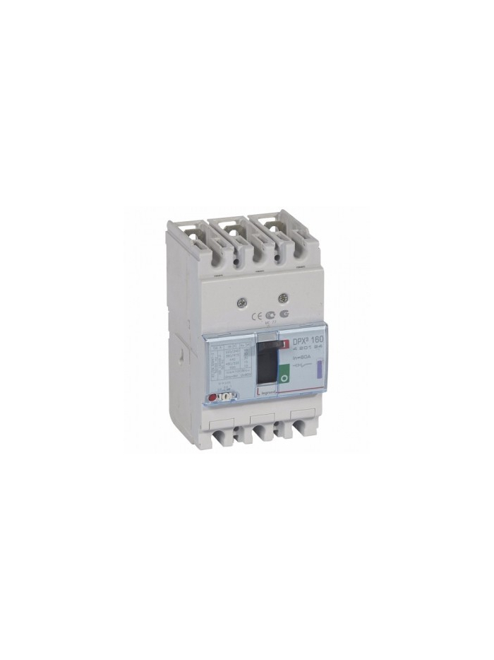 Legrand, 3 Pole, 80A, DPX³ 160 MCCB