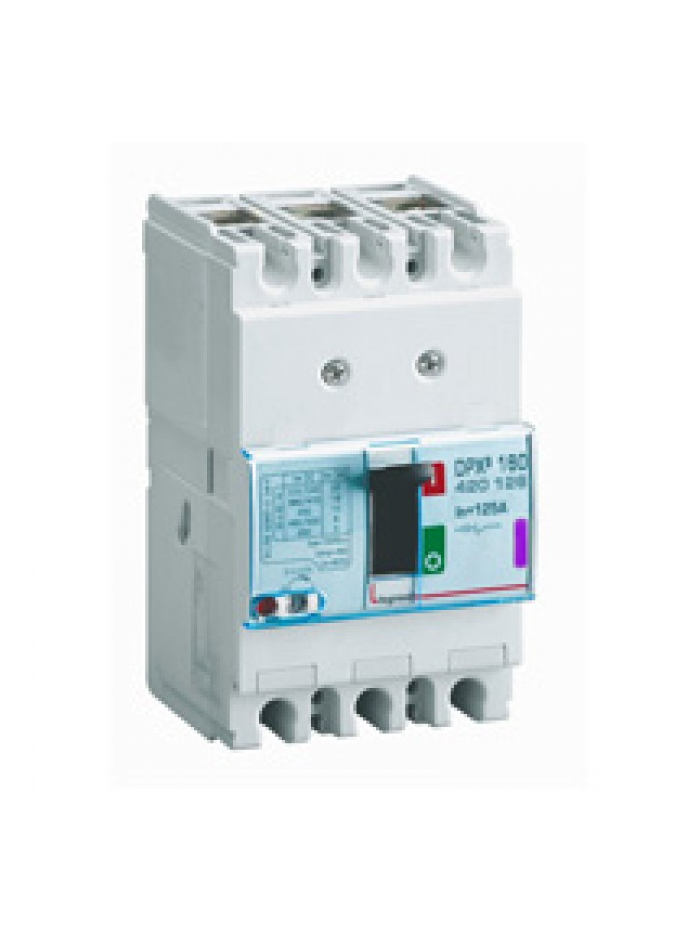 Legrand, 3 Pole, 125A, DPX³ 160 MCCB