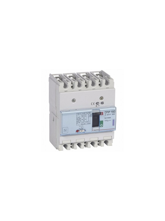 Legrand, 4 Pole, 100A, DPX³ 160 MCCB