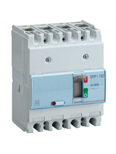Legrand, 4 Pole, 160A, DPX³ 160 MCCB SD
