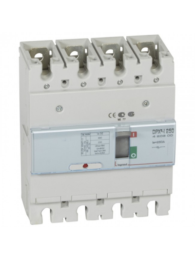 Legrand, 4 Pole, 250A, DPX³ 250 MCCB SD