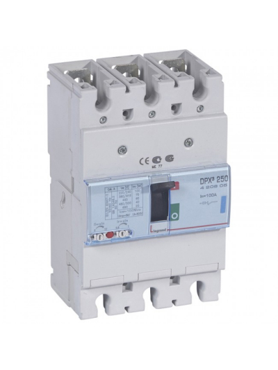 Legrand, 3 Pole, 100A, DPX³ 250 MCCB