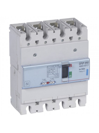 Legrand, 4 Pole, 160A, DPX³ 250 MCCB
