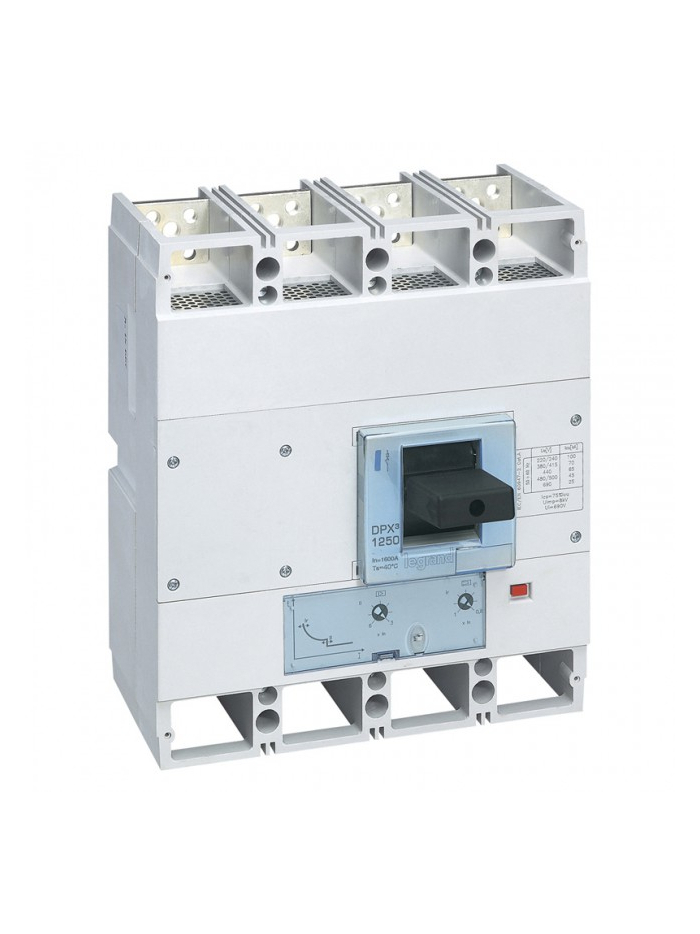 Legrand, 4 Pole, 800A, DPX³ 1600 MCCB