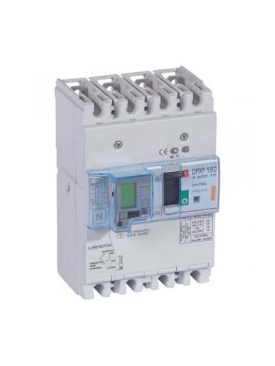 Legrand, 4 Pole, 16A, DPX³ 160 MCCB